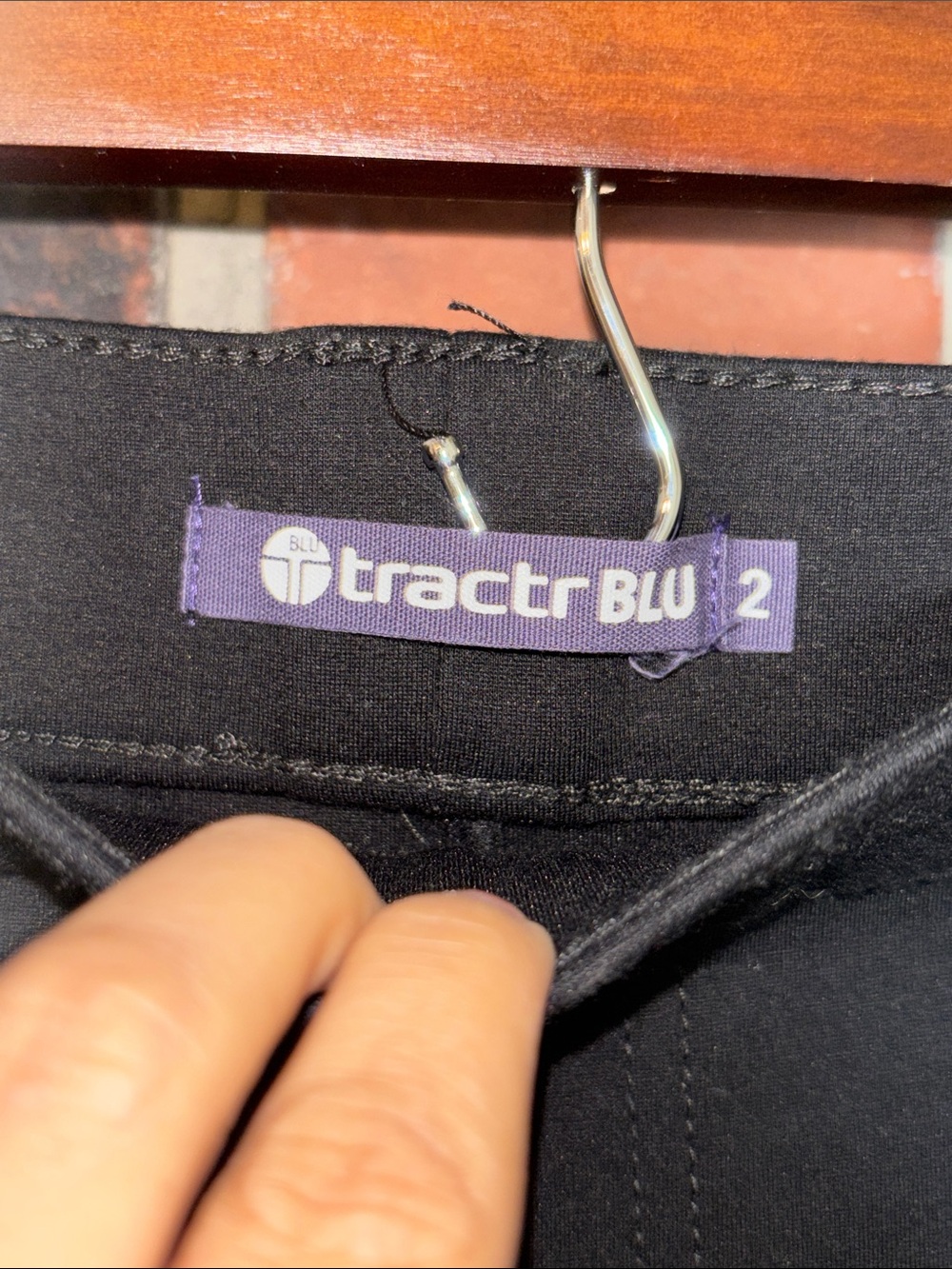 Tractr Women's Black Wide Leg Pants Sz 2 - Picture 2 of 7